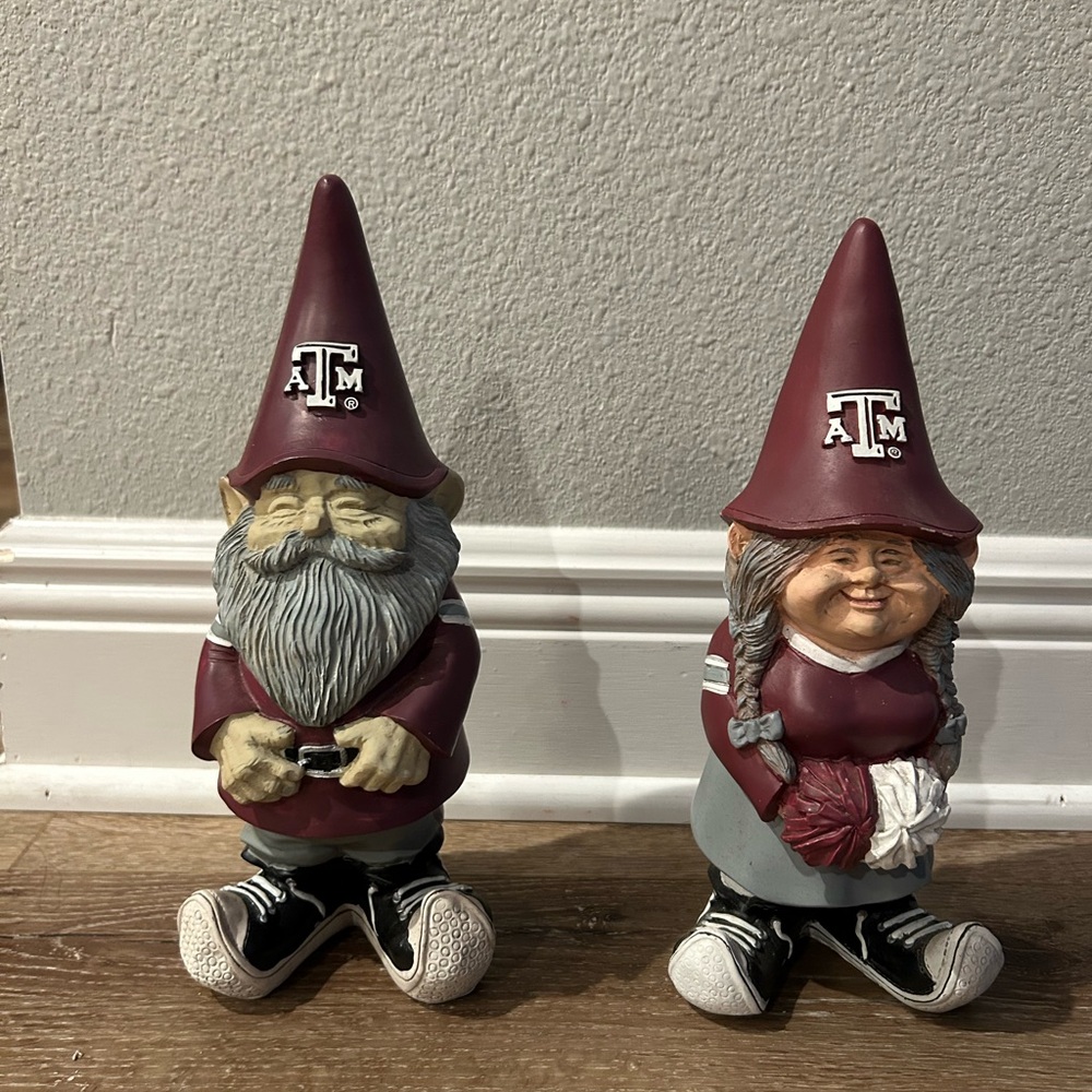 Texas A&M Gnome Figurines